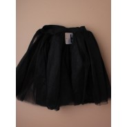 Črno krilce za balet ali plesne urice - tutu