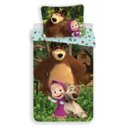 Posteljnina Maša in Medved - po naročilu!