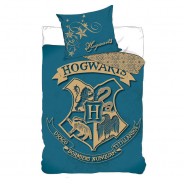 Posteljnina Harry Potter Hogwarts Blue - po naročilu, 5-8 dni
