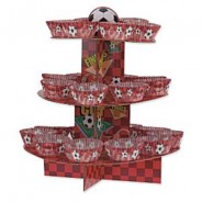 Stojalo za kolačke Nogomet rdeče