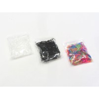 Mini silikonske elastike, XL pack, cca. 250 kosov (3 barve) - TOP ARTIKEL!