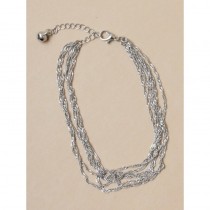 Anklet Chain 1002 srebrna 