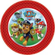 Krožniki Paw Patrol Rdeči (8)
