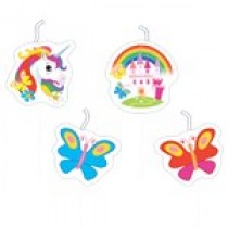 Mini svečke Mavrični samorog (4)