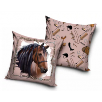 Prevleka za okrasno blazino Horses2