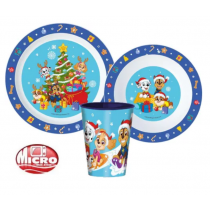 Set za zajtrk Paw Patrol XMAS, 3 kosi 