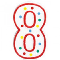 Svečka XL Številka 8 Big