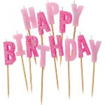 Svečke Happy Birthday roza (13)