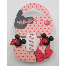 Sponki 2 kosa s figuro Minnie